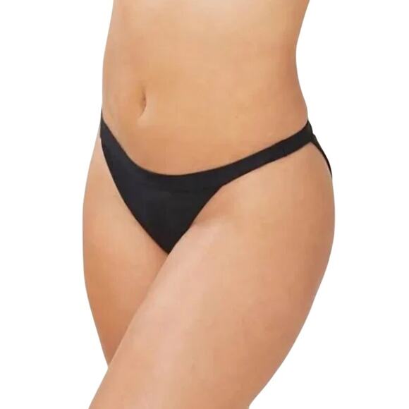 Andie Swim The Caicos Bikini Bottom  Black Swimwear - Picture 3 of 6
